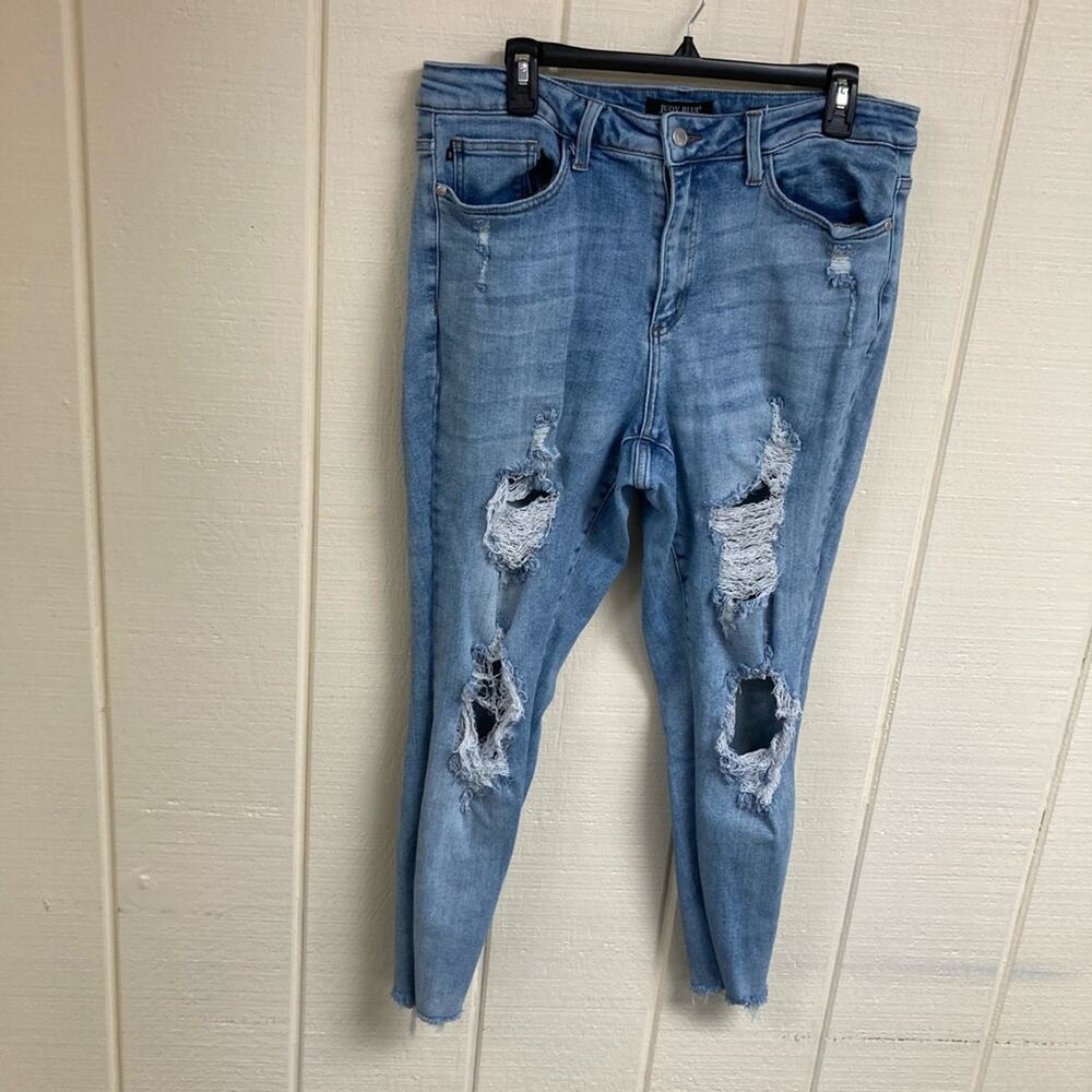 Judy Blue Jeans Skinny Fit Distressed Women's 16W
